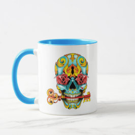 Caneca Mug tattoo Sugar skull