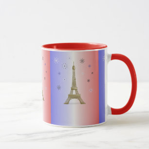 Caneca Mug Torre Eiffel Personalizado