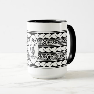 Caneca Mug Tribal Ethnic Noir