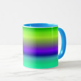 Caneca Mug verde-azul