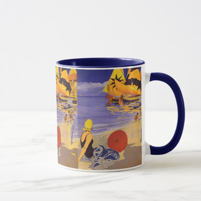 Caneca Mug Vintage Itália No Oceano (Direita)