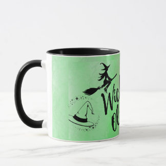 Caneca Mug Wicked Personalizado - Cor de Água Rosa e Verd