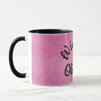 Caneca Mug Wicked Personalizado - Design cor-de-água rosa