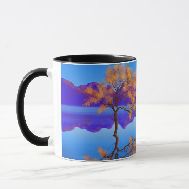 Caneca Mug with tree (Esquerda)