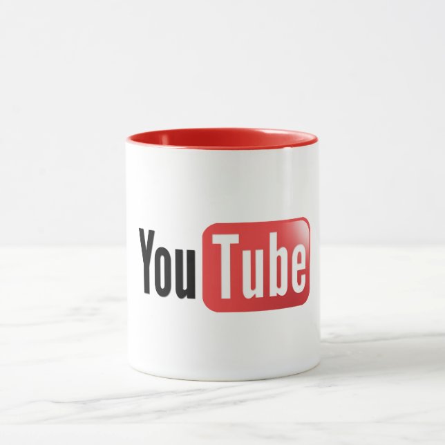 Caneca Mug YouTube de alta qualidade (Centro)