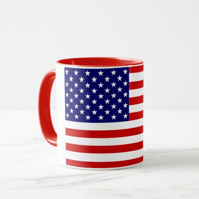 Caneca Mugcnt Flag dos EUA (Frente Esquerda)