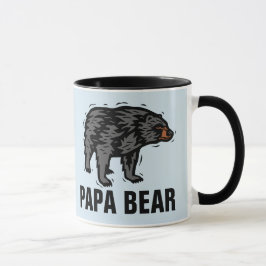 Caneca MÚGS DE CAFÉ pai, URSO DE PAPA