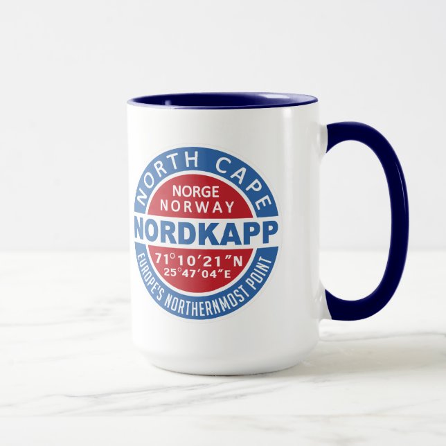 Caneca Mugs do NORDKAPP Noruega (Direita)