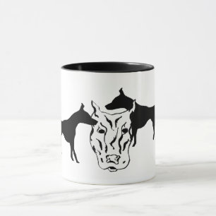 Caneca Mug's: Força Dobermans
