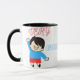 Caneca Muito Bom Cute Criança Feliz