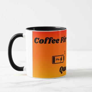 Caneca Muito cedo