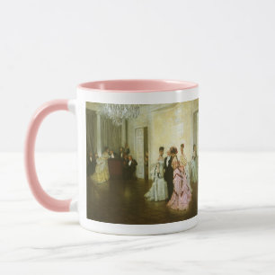 Caneca Muito Cedo de James Tissot, Arte Vitoriano Antigo