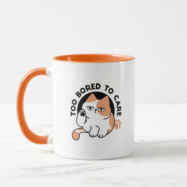 Caneca Muito Entediado para se Importar – Citação Diverti (Esquerda)