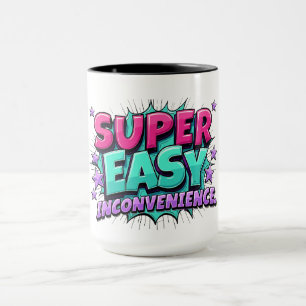 Caneca Muito Fácil Mal Um Inconveniente