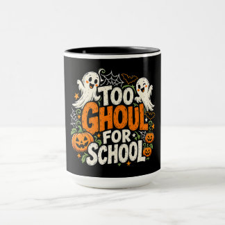 Caneca Muito Fantasma para a Escola Halloween