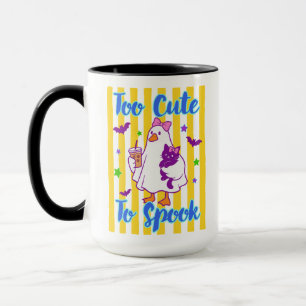 Caneca Muito Fofo para Assustar o Ganso Bobo de Halloween