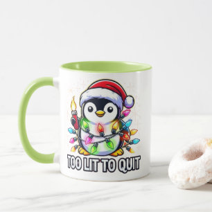Caneca Muito Leve para Sair do Pinguim de Natal