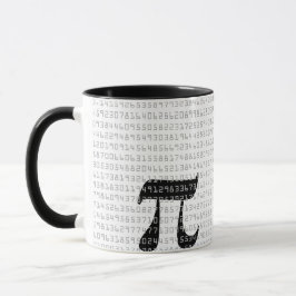 Caneca Muitos Dígitos de Constante Matemática Pi