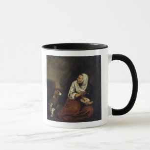 Caneca Mulher adulta com cão