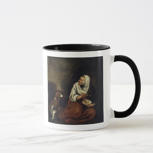 Caneca Mulher adulta com cão (Direita)