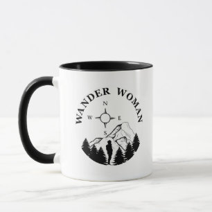 Caneca Mulher Andarilha de Caminhada