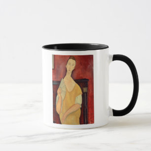 Caneca Mulher com um fã 1919