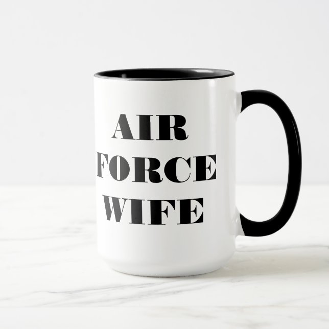 Caneca Mulher da Força Aérea Mug (Direita)