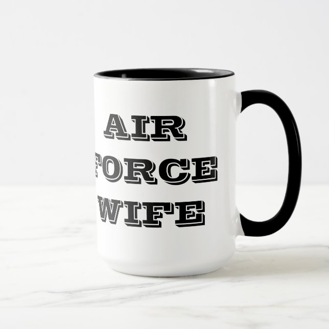 Caneca Mulher da Força Aérea Mug (Direita)
