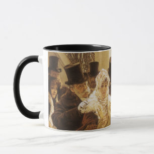 Caneca Mulher da moda por Tissot, Vintage, Arte Vitoriana
