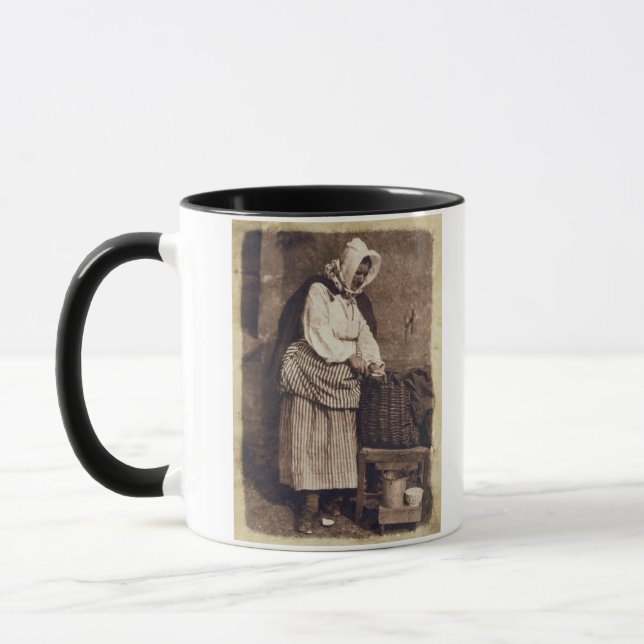 Caneca Mulher da ostra, 1843-47 (impressão do papel de (Esquerda)