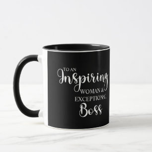 Caneca Mulher de Negócios & Chefe Excepcional Personali