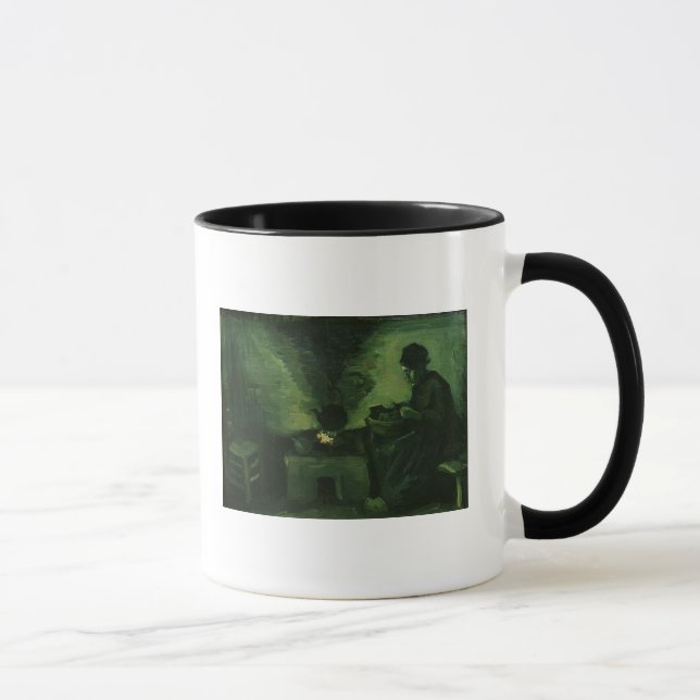 Caneca Mulher do camponês de Vincent van Gogh | pela (Direita)