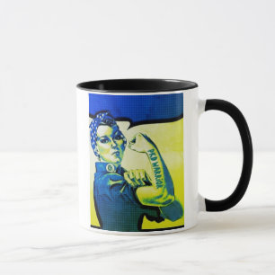 Caneca MULHER do GUERREIRO de PKD - divertimento retro do
