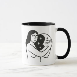 Caneca Mulher e Lua