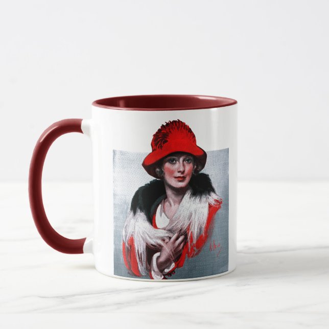 Caneca Mulher em Red Hat (Esquerda)