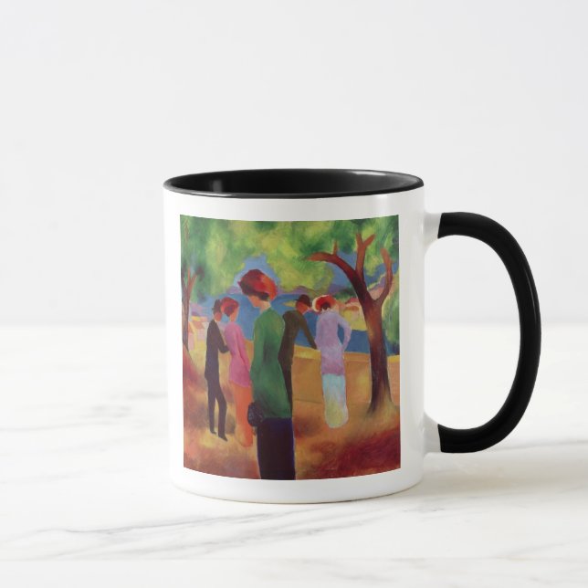 Caneca Mulher em uma jaqueta verde, 1913 (Direita)