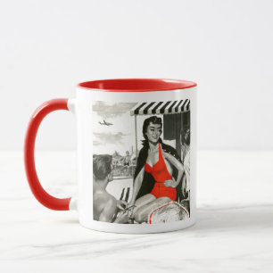 Caneca Mulher encarnado