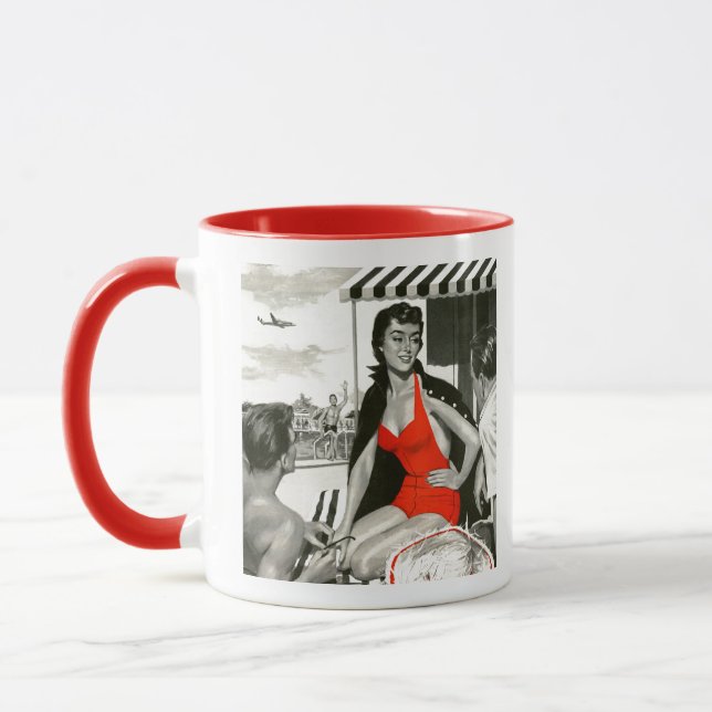 Caneca Mulher encarnado (Esquerda)