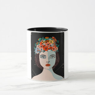 Caneca Mulher Floral