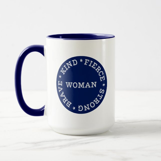 Caneca Mulher Forte e Corajosa (Esquerda)