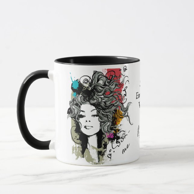 Caneca Mulher Forte personaliza (Esquerda)