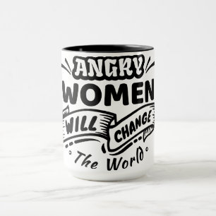 Caneca Mulher Irritada Mudará o Mundo