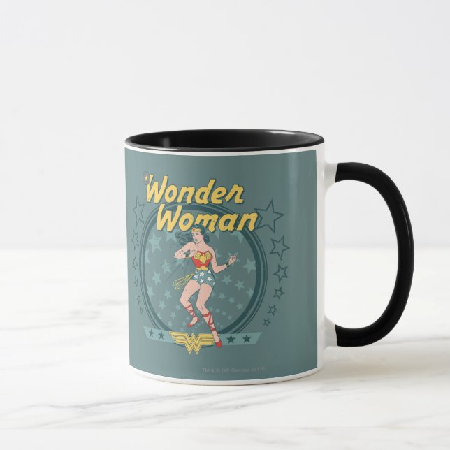 Caneca Mulher Maravilha Design (Direita)
