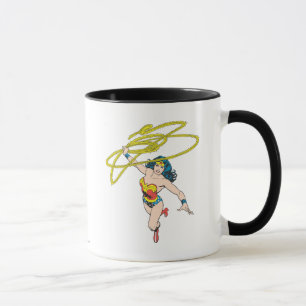 Caneca Mulher Maravilha segura Laço 2