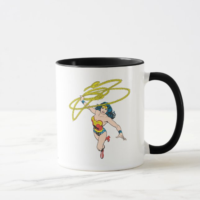 Caneca Mulher Maravilha segura Laço 2 (Direita)