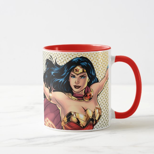 Caneca Mulher Maravilha Vestindo Cabo (Direita)