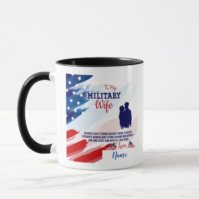 Caneca Mulher Militar Mug De Café De Duas Toneladas (Esquerda)