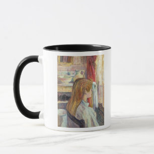 Caneca Mulher na janela, 1 de Henri de Toulouse-Lautrec  