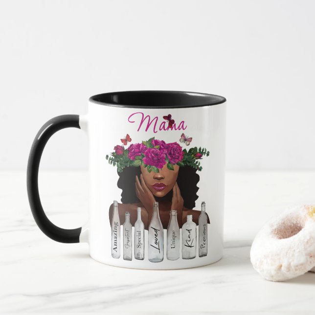 Caneca Mulher Negra Afro (Com Donut)