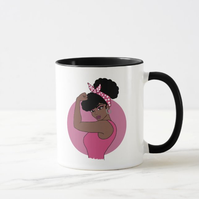 Caneca Mulher Negra Forte (Direita)
